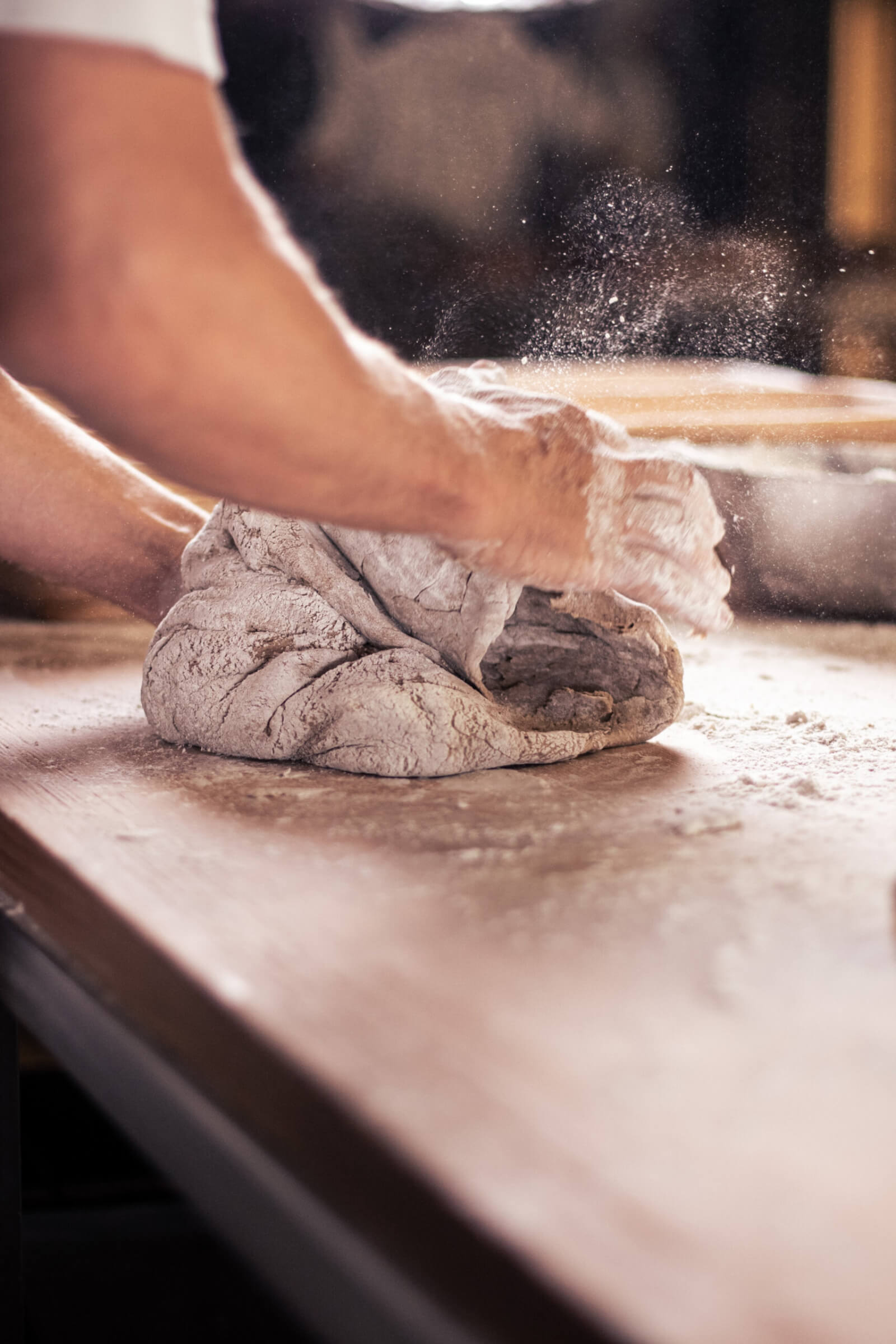 Bäckerei Stumhofer Chieming - Fotoshooting - Teig - Murner Wagner Werbeagentur Traunstein